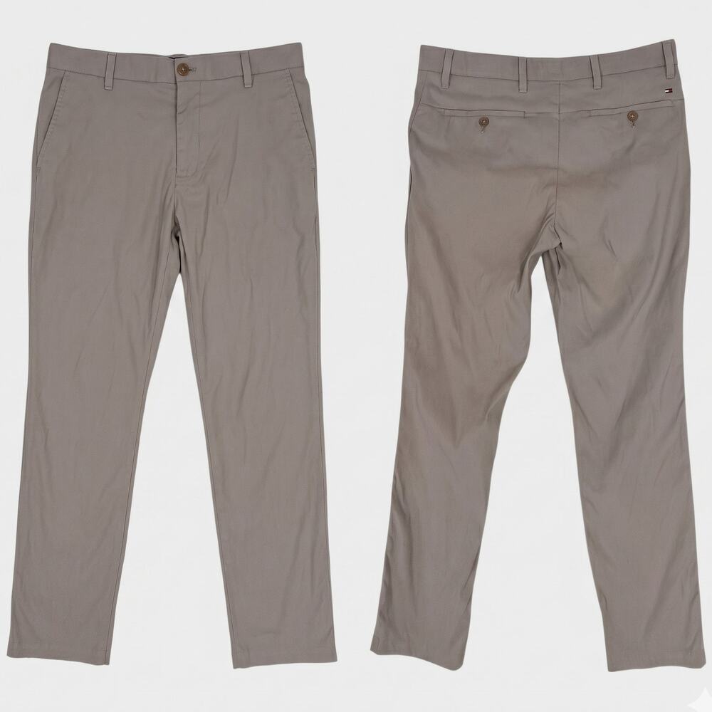 Tommy Hilfiger 32 x 32 Light Gray Mens Pants